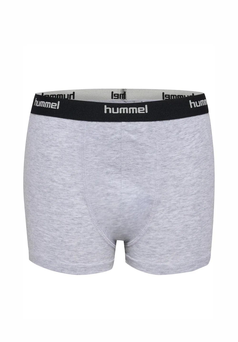 Hmljr nalle boxers 3 pack - boxer briefs Hummel, Grey Melange Dress Blues Black — фото 2