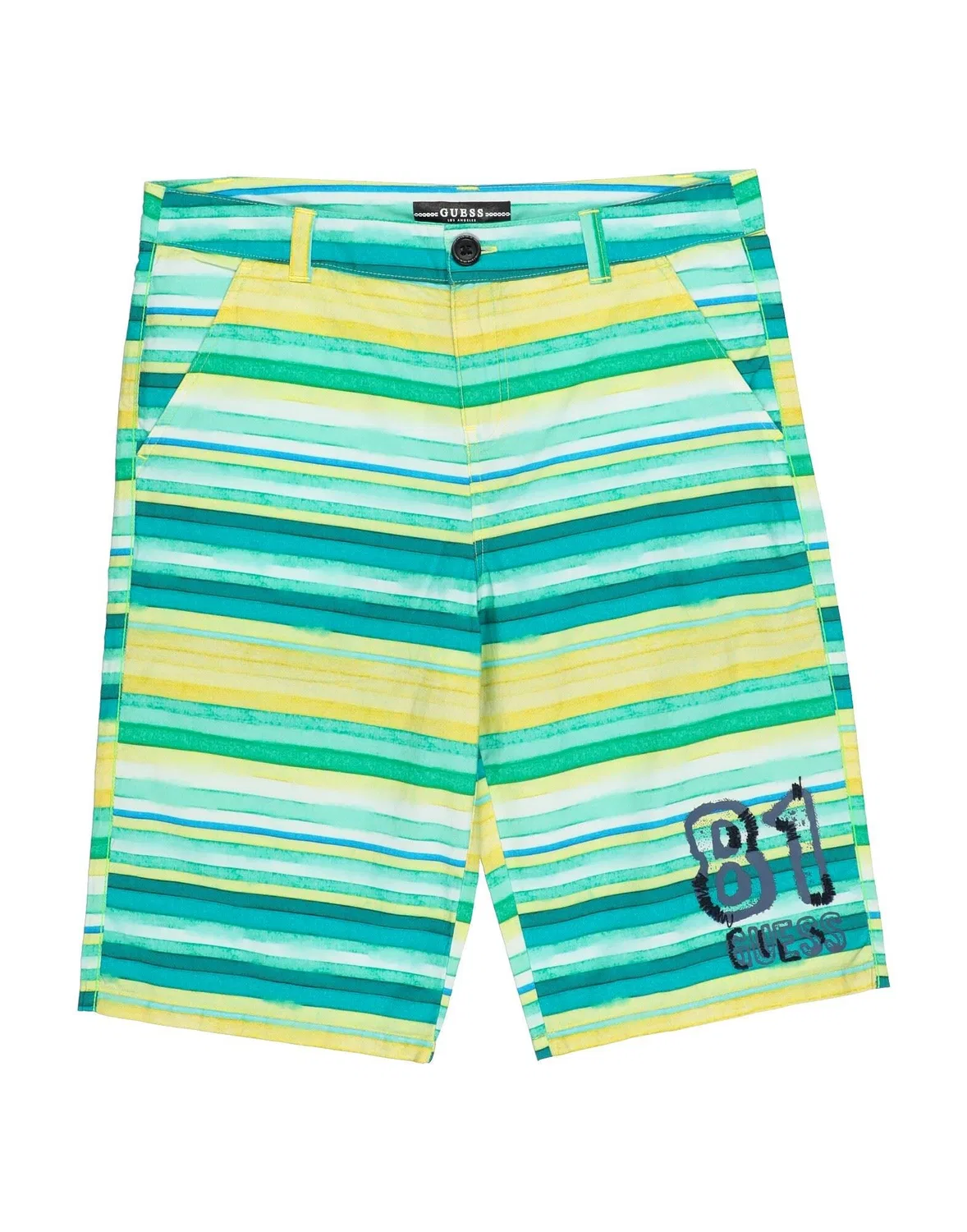 Детские шорты для мальчиков с принтом Guess, Deep Teal