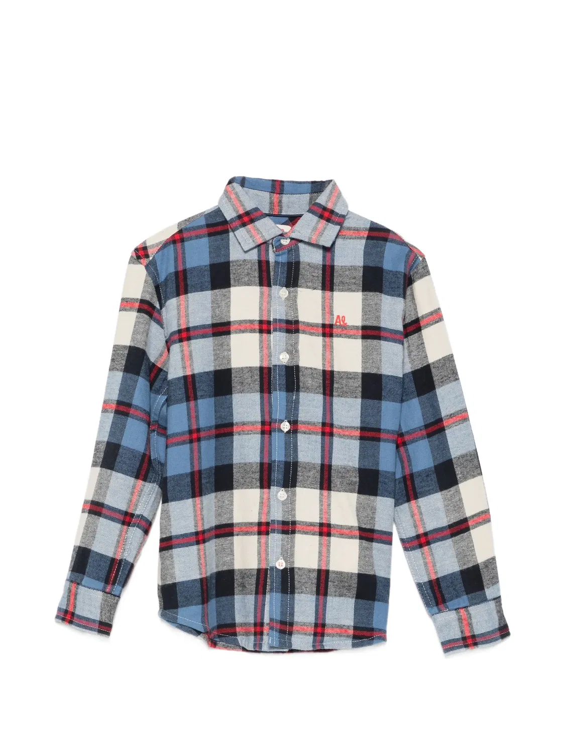 Рубашка Millow синяя в клетку American Outfitters, синий