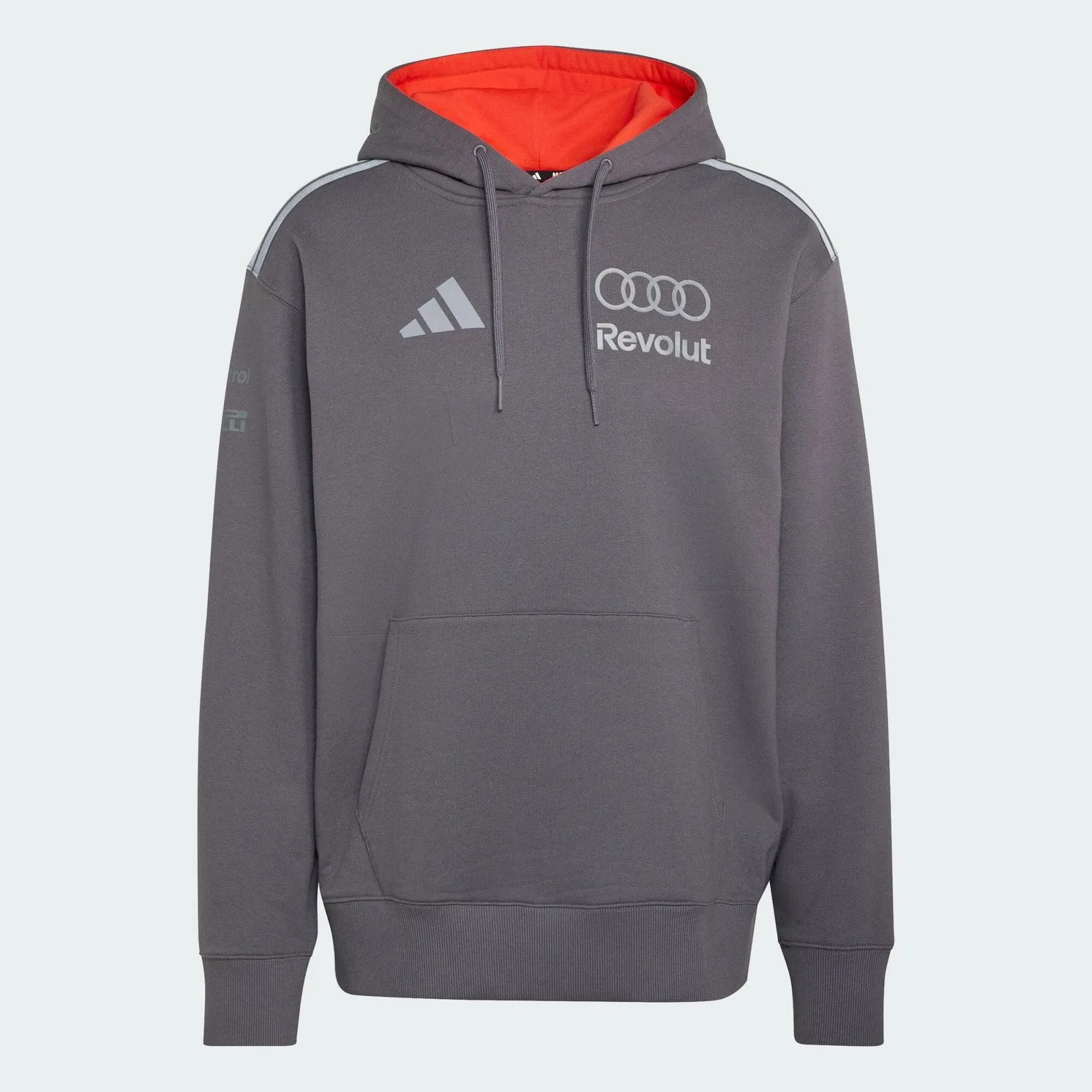 Мужской худи свободного кроя Audi Revolut F1 Team Driver adidas, Grauviolett — фото 2