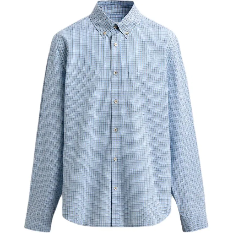 Мужская рубашка с длинным рукавом ZARA, Sky Blue