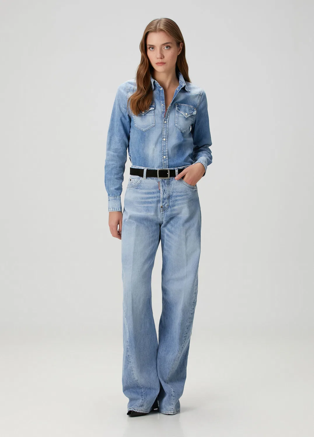 Джинсы Dsquared2 Twisted Mavi, Lacivert