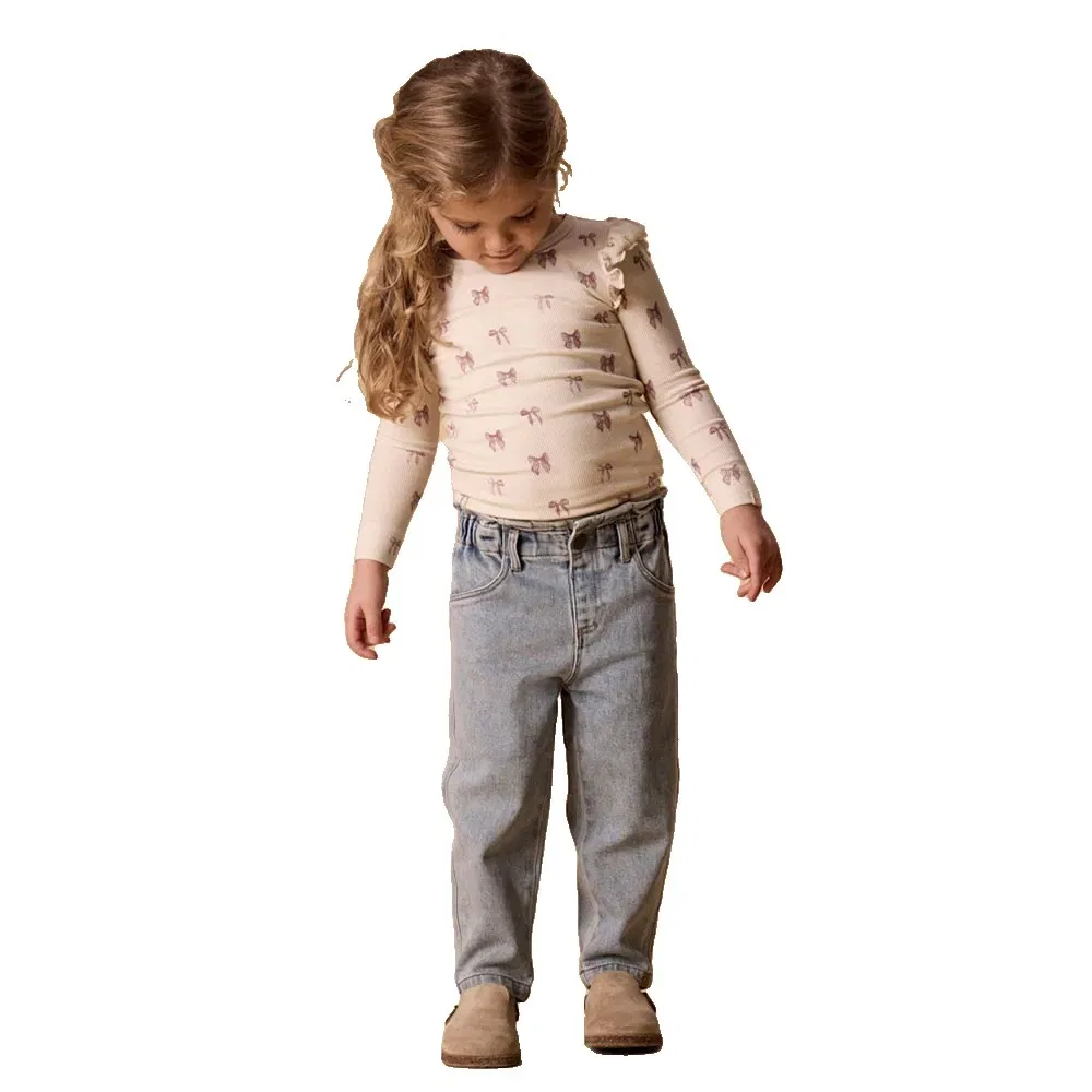 Футболка с длинным рукавом Gavo Eko Slim Lil´ Atelier Name It, бежевый — фото 4