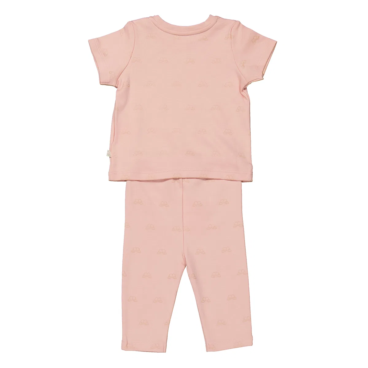 Комплект из футболки и леггинсов с вышивкой крыльев ангела Infant Angel Wings Two-Piece Set Marie Chantal, Pink — фото 2