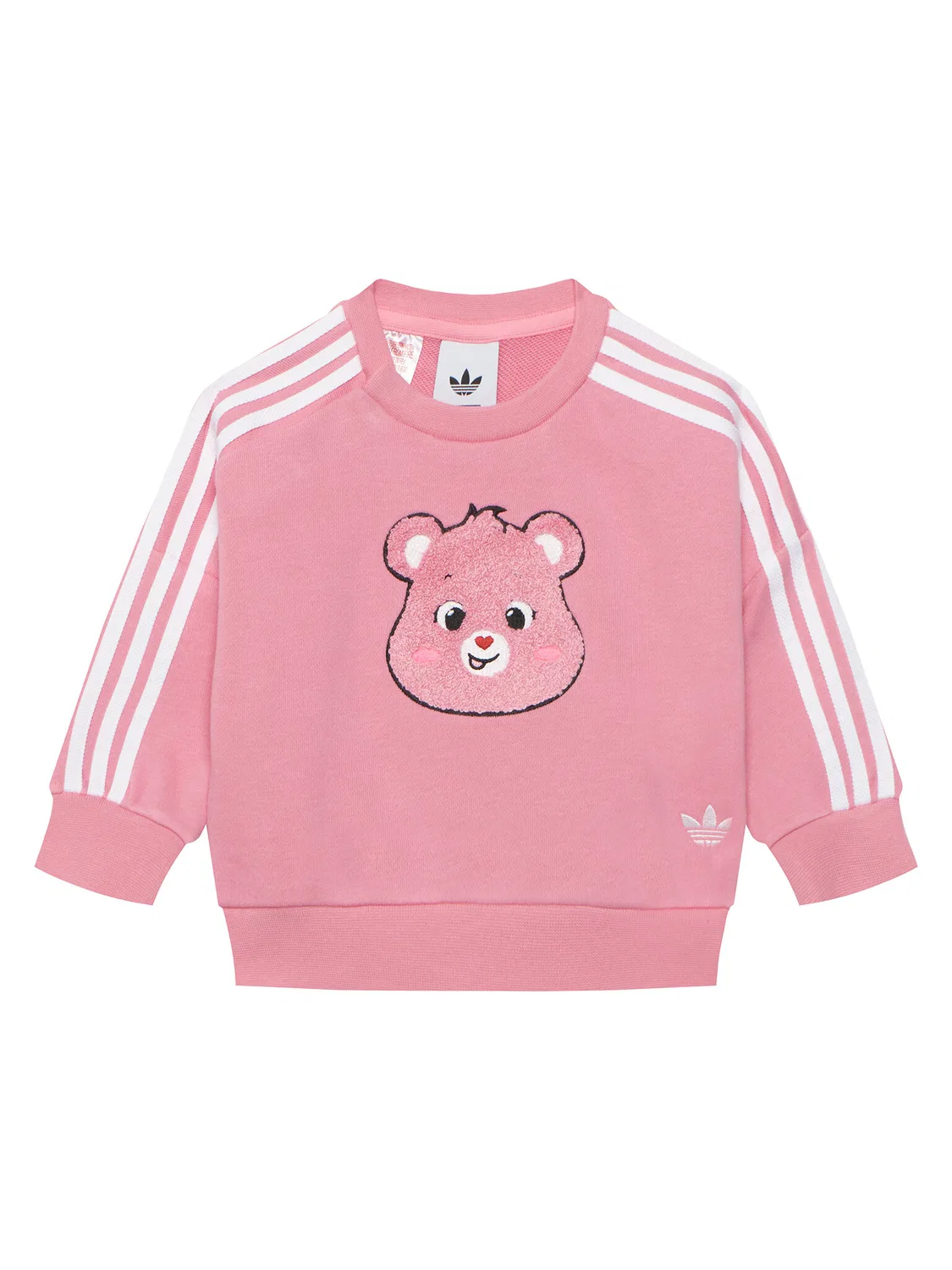 Спортивный костюм свободного кроя для девочки Care Bears Adidas, розовый — фото 2