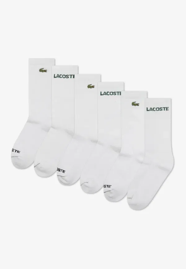 Носки хлопковые Lacoste, белый