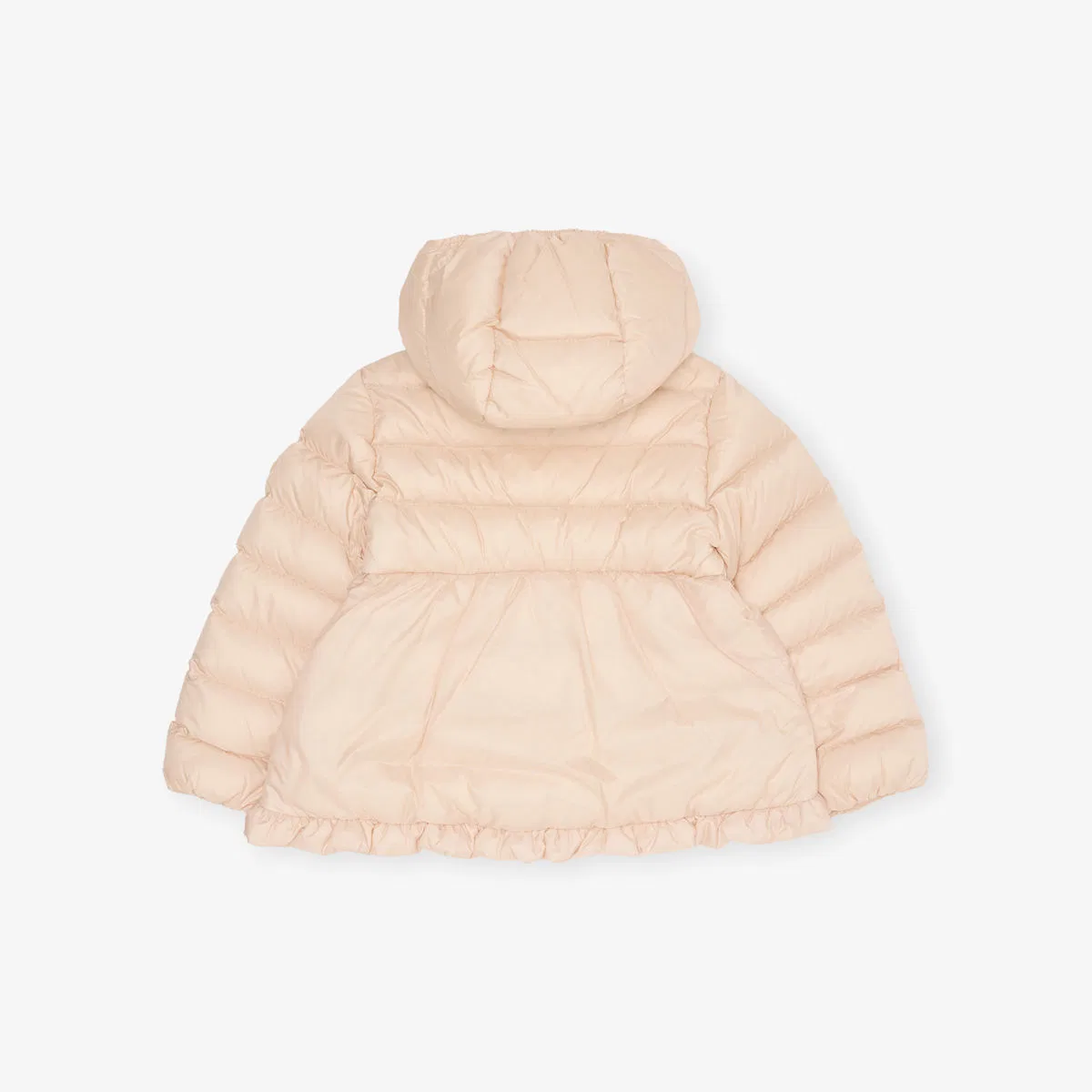 Пуховая куртка Odile с оборками по низу, размер 3 месяца - 3 года Moncler, светло-розовый — фото 3