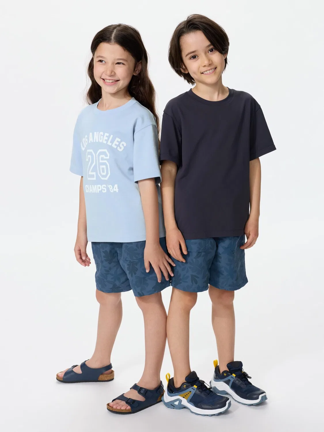Шорты Uniqlo, детские, синий