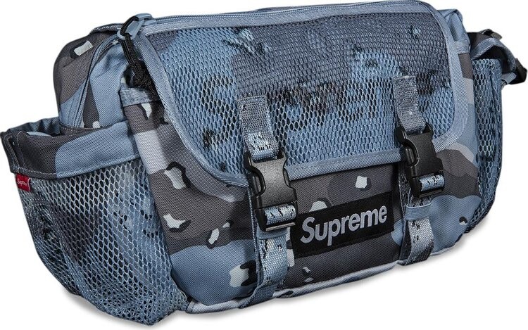 

Сумка Supreme Waist Bag Blue Chocolate Chip Camo, синий