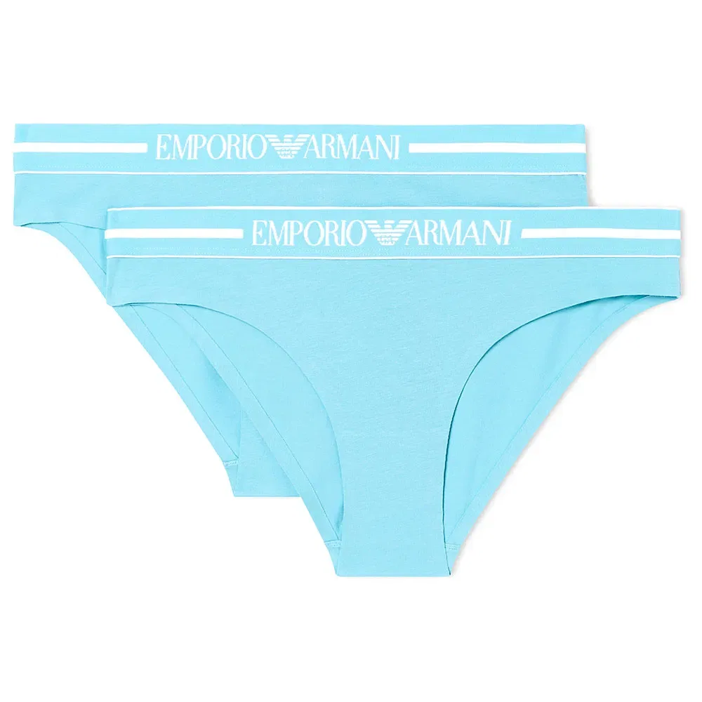 Трусы, комплект 2 шт, Emporio Armani, синий