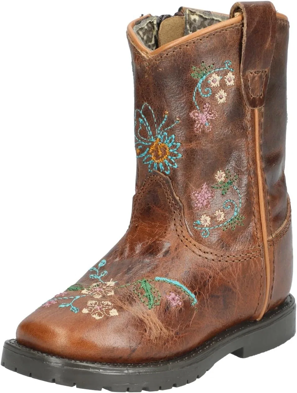 Детские сапоги для девочек с квадратным носком из кожи Autry Smoky Mountain Boots, Floralie