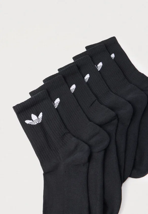 Комплект из 6 пар носков Crew унисекс Adidas Originals, черный — фото 2