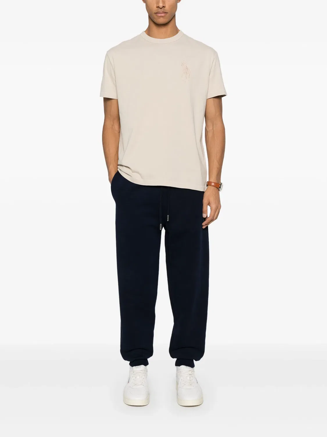 Polo Ralph Lauren Футболка Pony серый — фото 3