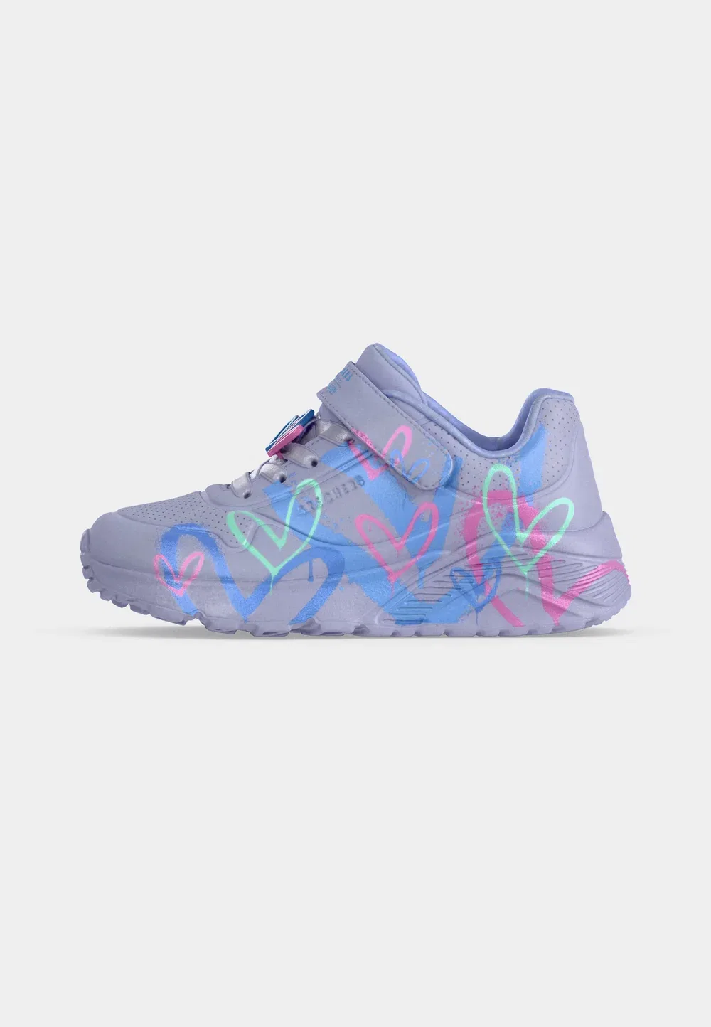 Кроссовки Uno Lite Skechers, Lavender/Multi-Coloured — фото 2
