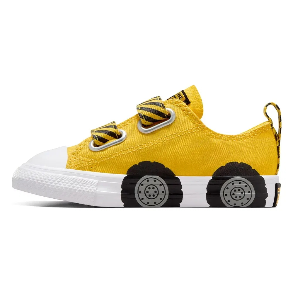 Детские кроссовки на платформе с принтом Construction Truck Converse — фото 3