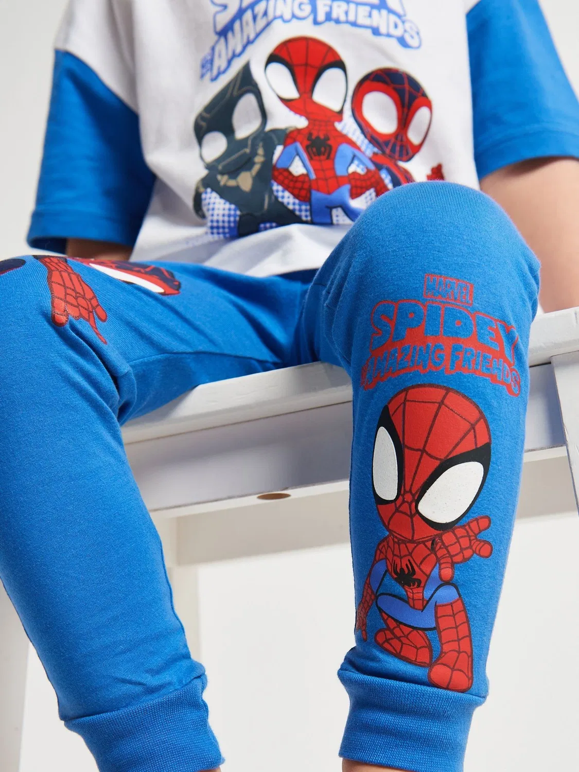 Пижама Spidey & His Amazing Friends Brand Threads, синий — фото 4