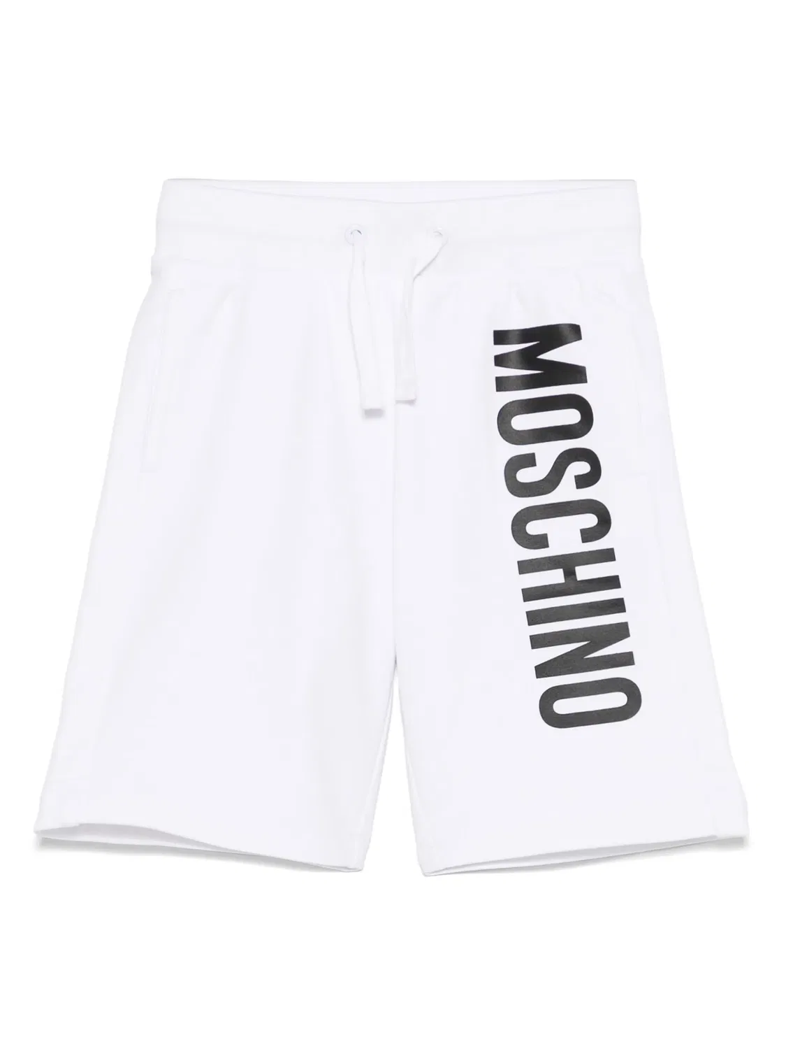 Шорты с принтом логотипа Moschino, белый