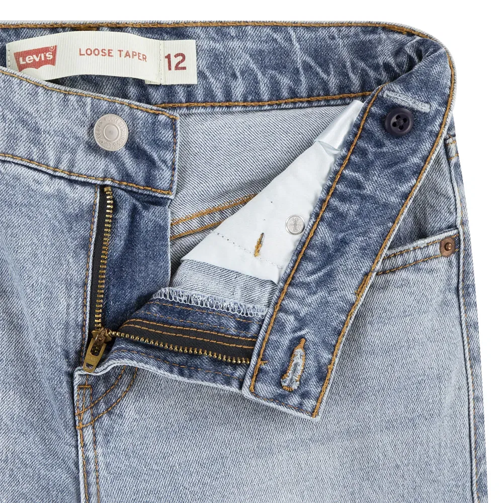 Детские джинсы для мальчиков с зауженным кроем Levi's, Blue — фото 4