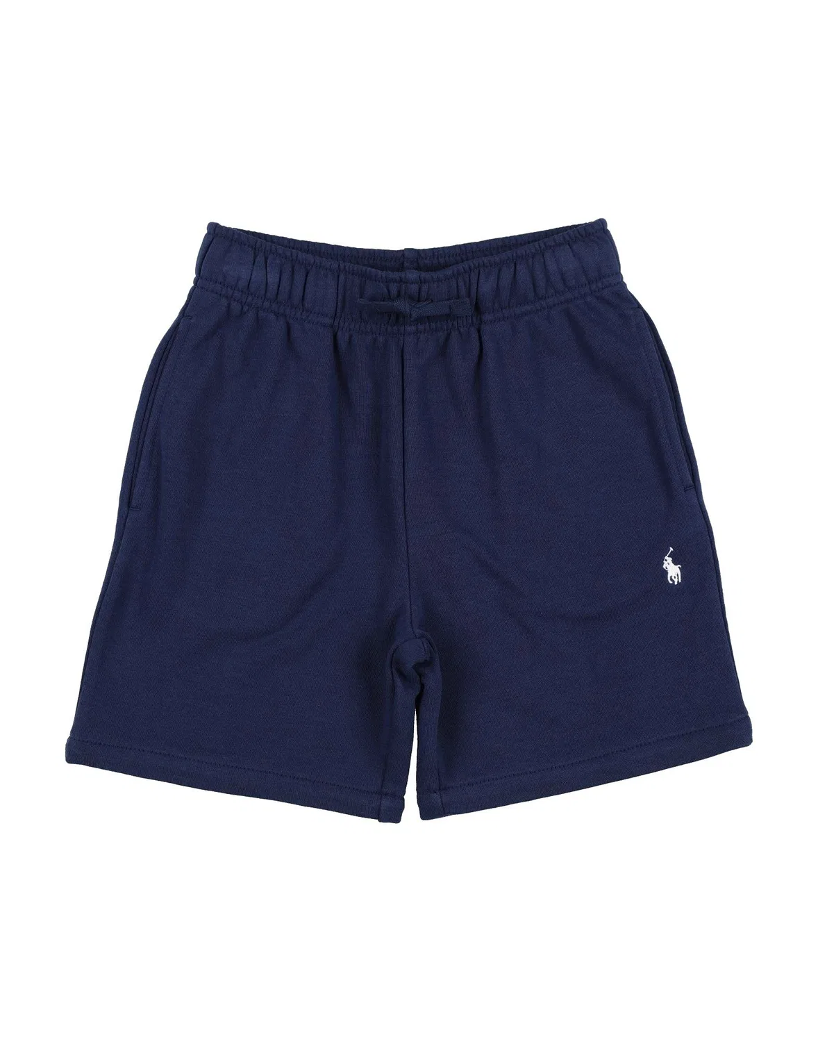 Подростковые шорты из футера с принтом Polo Ralph Lauren, темно‑синий