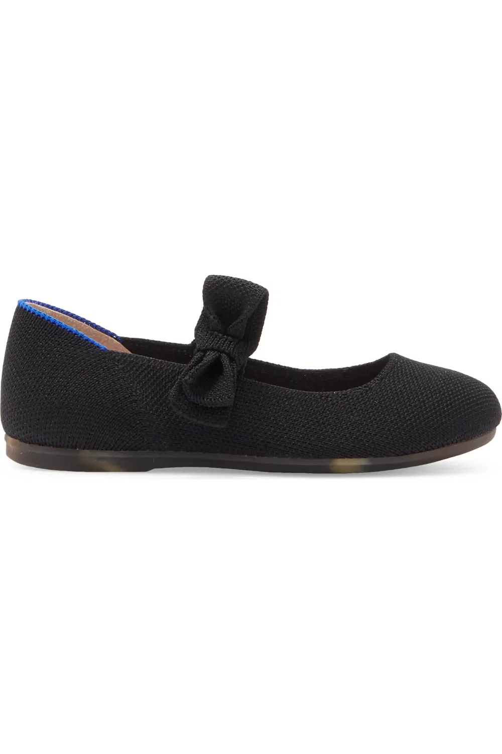 Детские туфли Мэри Джейн с бантом The Tux Bow Mary Jane Flat Rothy's, черный — фото 3