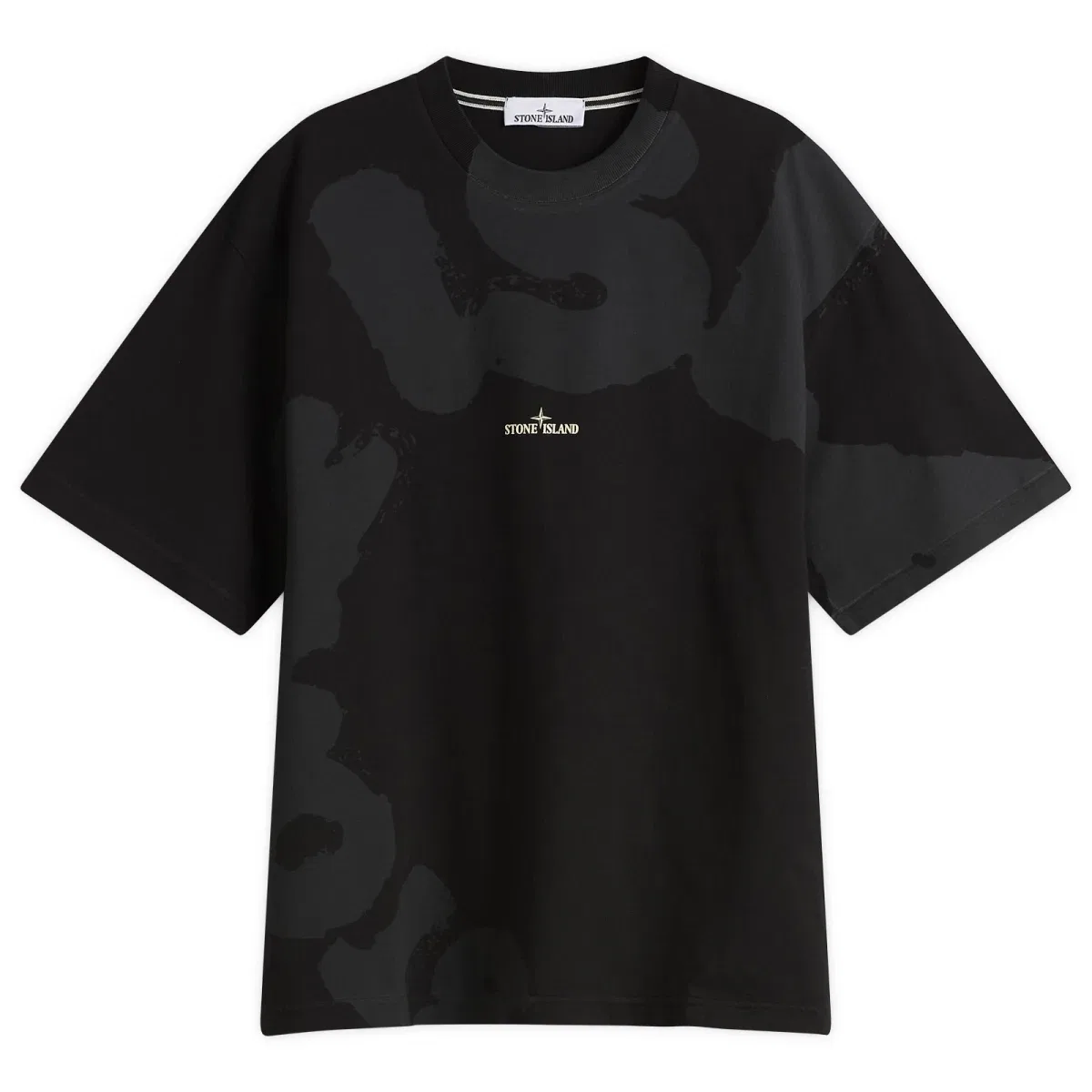 Футболка с принтом Whirlwind Type Stone Island, Black