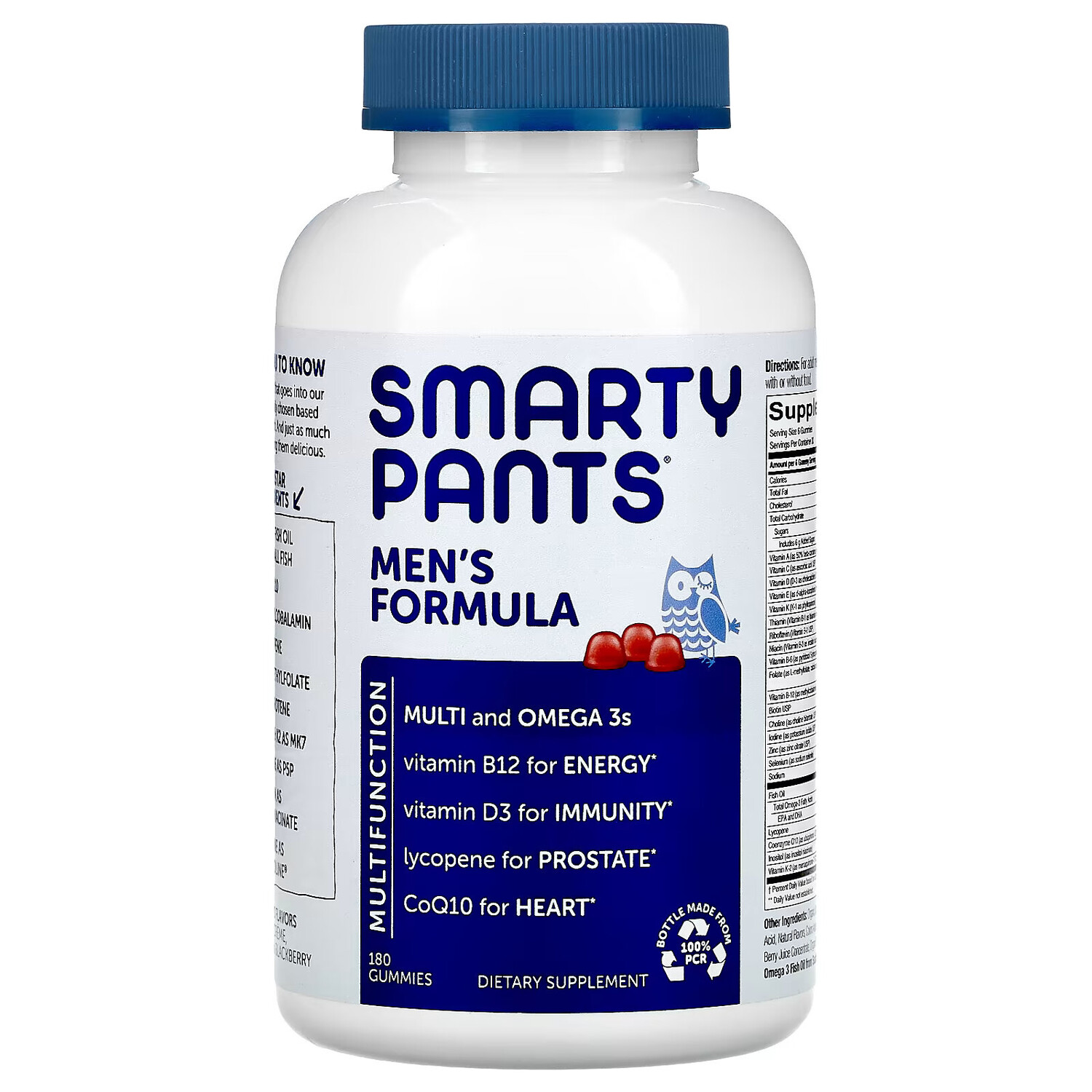 

SmartyPants, Комплекс для мужчин, 180 жевательных таблеток