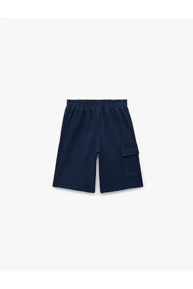 Детские шорты для мальчиков с принтом Cargo Koton, Navy Blue