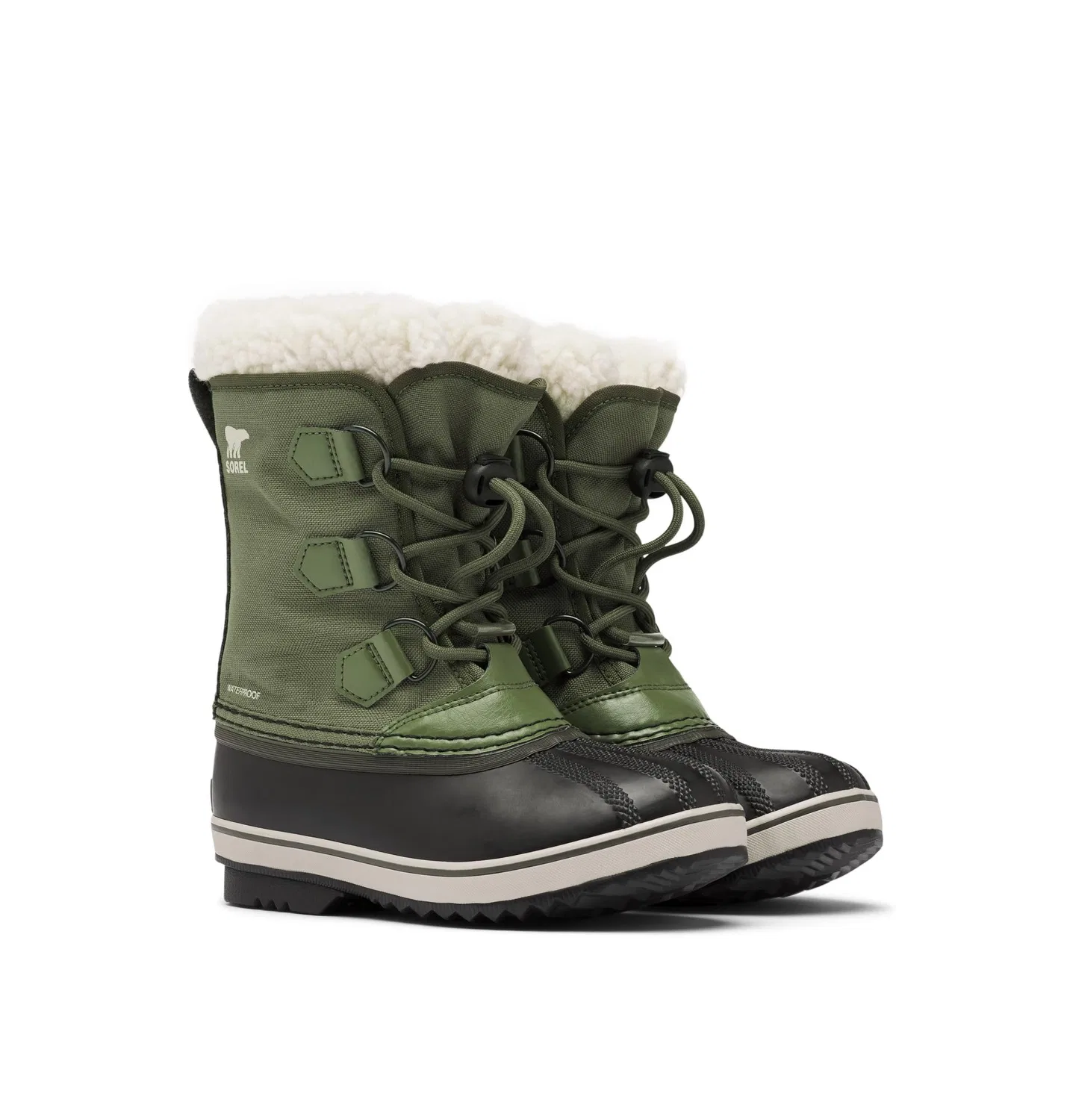 Детские зимние ботинки для мальчиков Yoot Pac Nylon Wp Sorel, Hiker Green