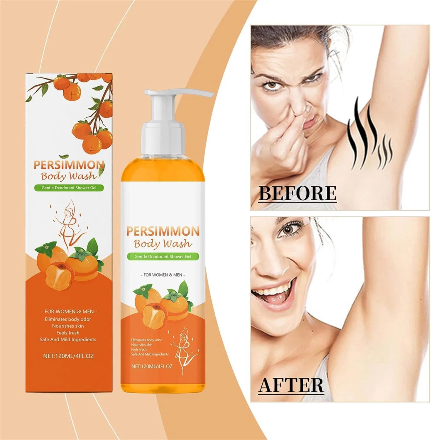 Гель для душа Persimon Body Wash, Generisch, 120 мл — фото 3