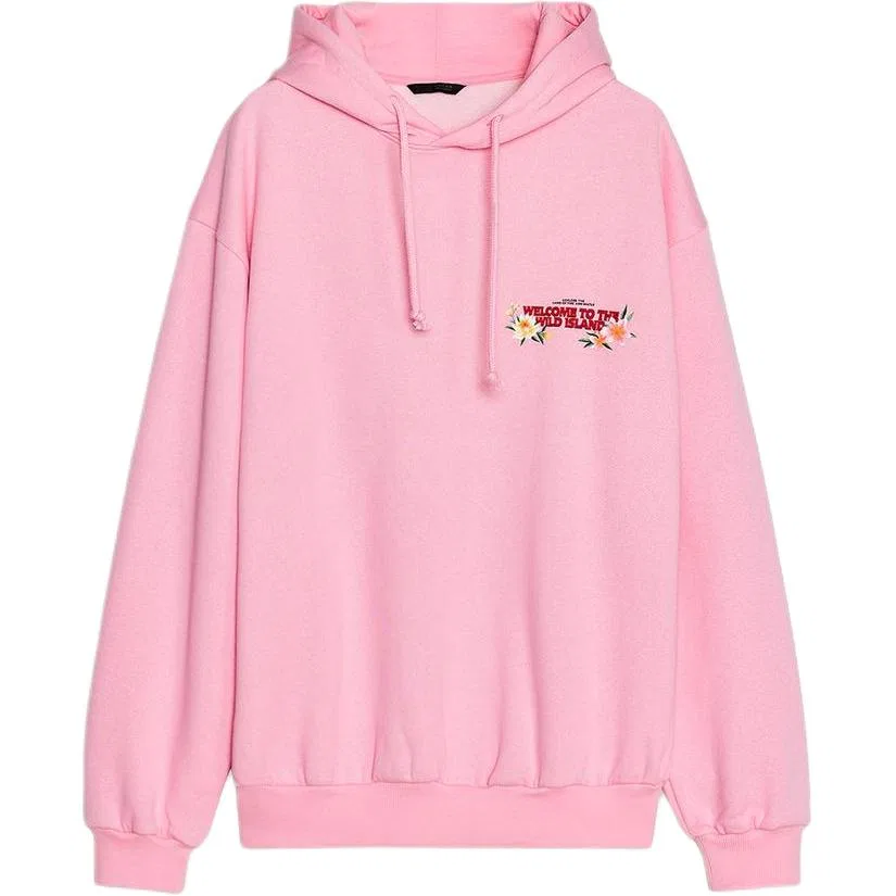Женский худи с капюшоном Pink ZARA, Pink