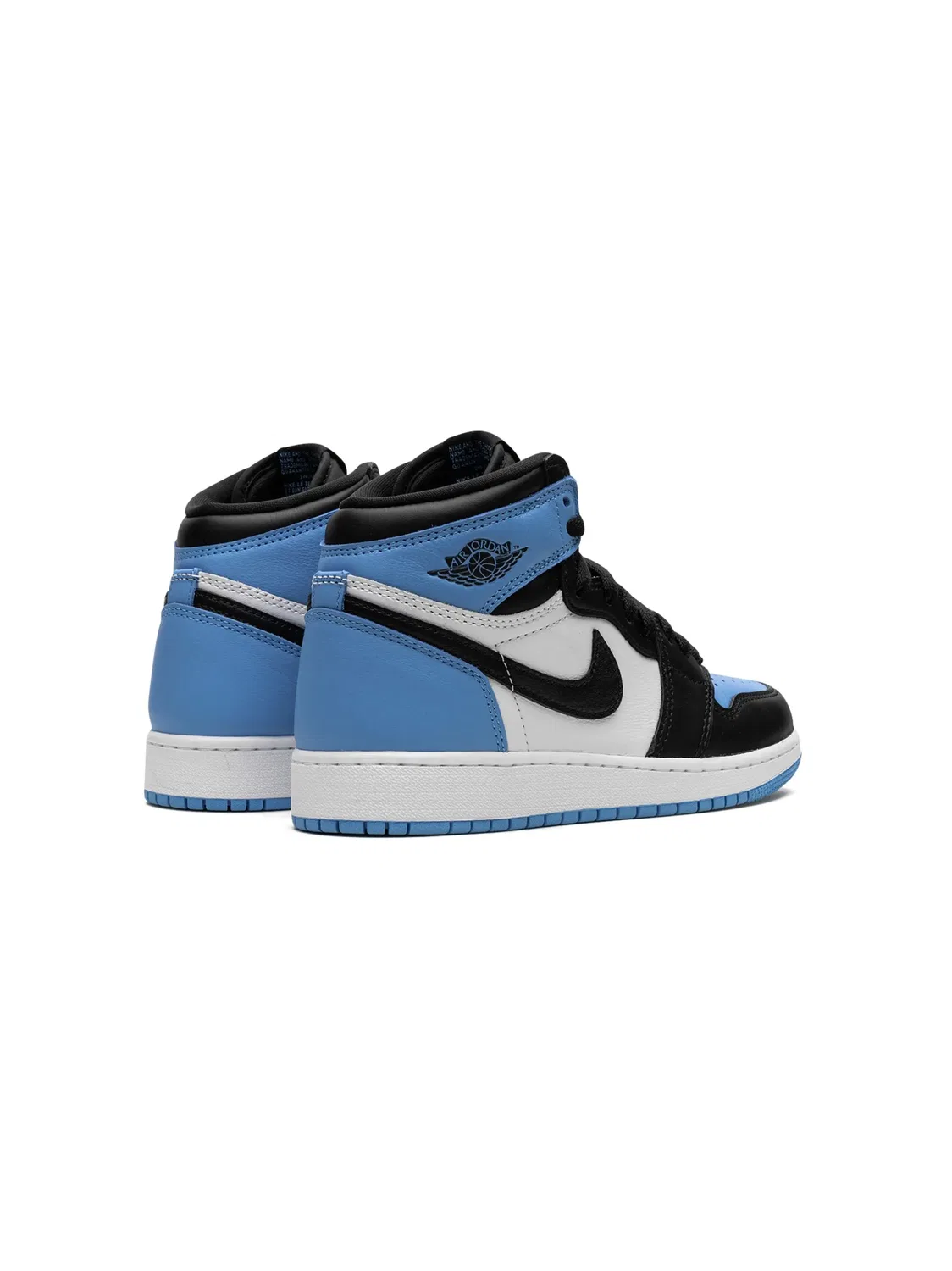 Кроссовки Air Jordan 1 Retro High OG "UNC Toe", синий — фото 3