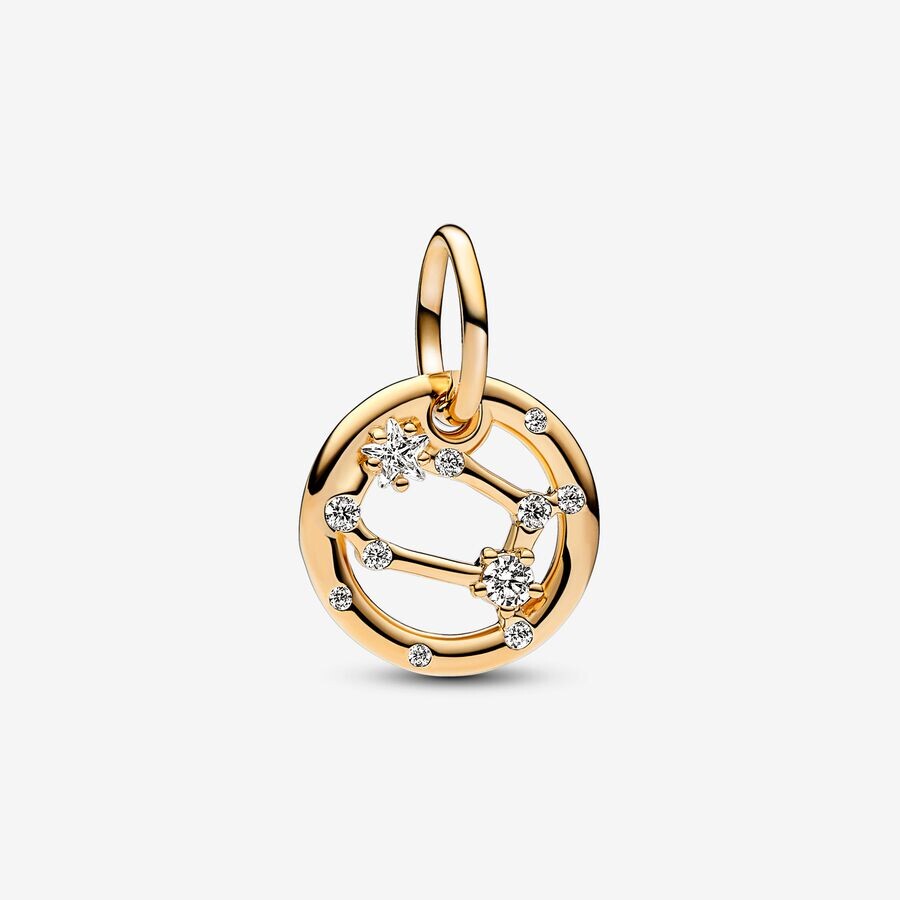 

Шарм Pandora Gemini Zodiac Dangle, золото