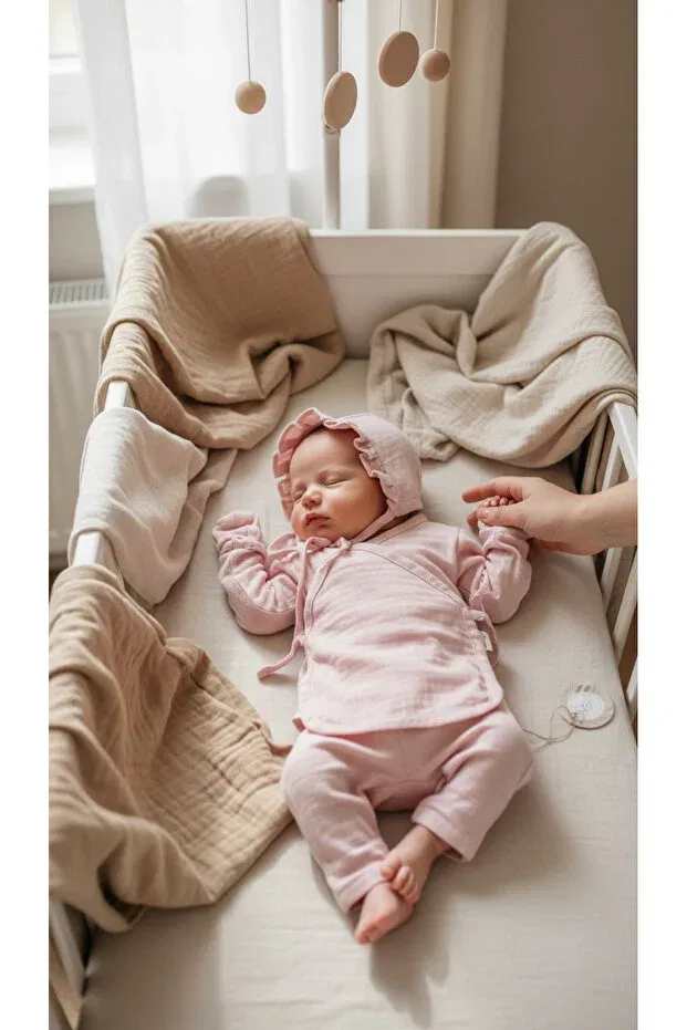 Детский комплект из муслина для новорожденных Zemze Baby, Pink