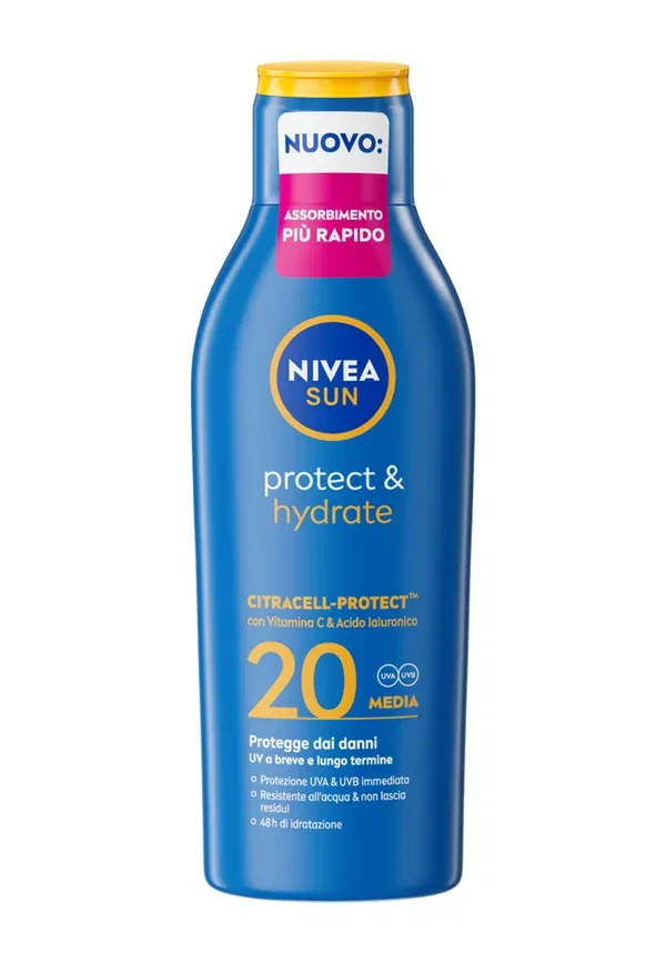 Солнцезащитный крем SPF 20 Protect & Hydrate Nivea, Transparent 200 мл, прозрачный — фото 2