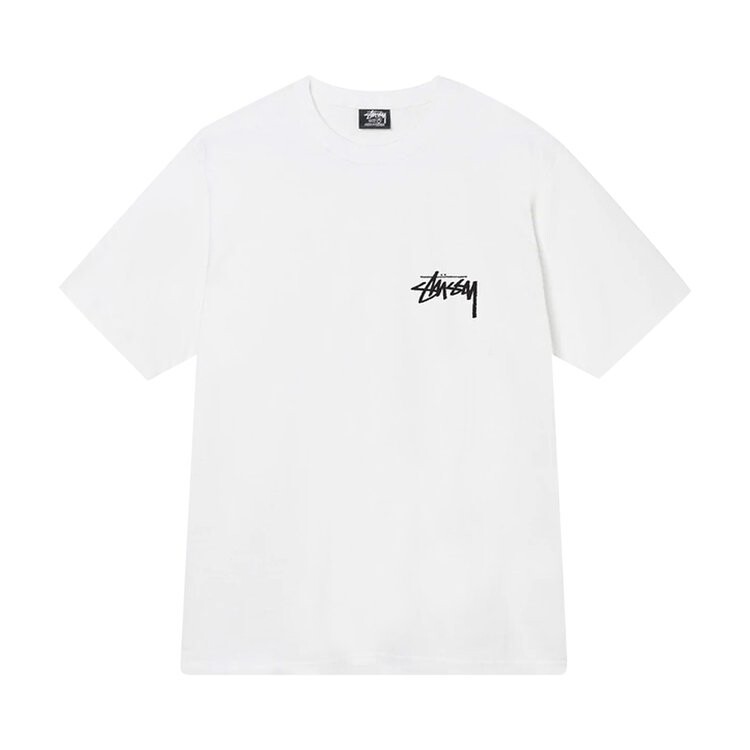 

Футболка Stussy Fuzzy Dice Tee 'White', белый