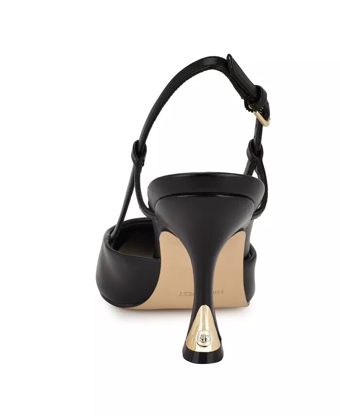 Женские туфли-лодочки Vassa на коническом каблуке Nine West, черный — фото 3