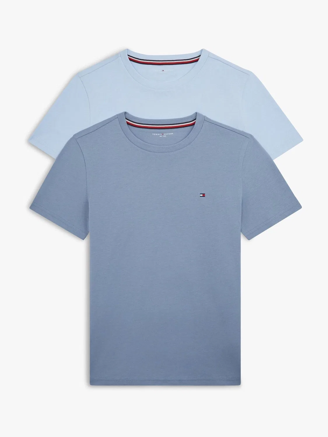 Футболки с круглым вырезом 2 шт Tommy Hilfiger, Sweet Blue / Brisk Blue
