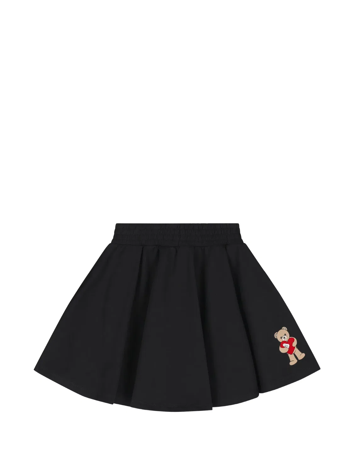 Юбка Teddy Bear с эластичным поясом Moschino Kids, черный