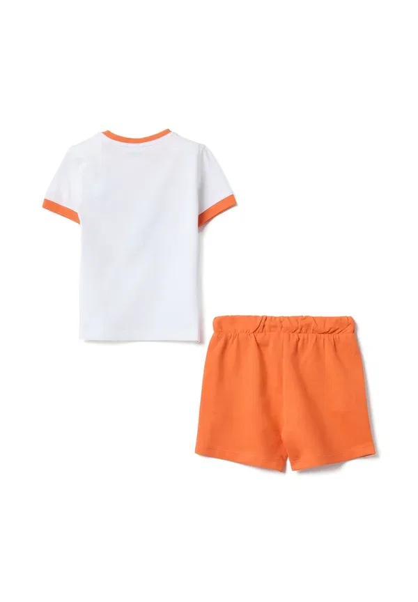 Костюм с принтом Tom and Jerry, Ovs, White, Orange, белый/оранжевый — фото 2