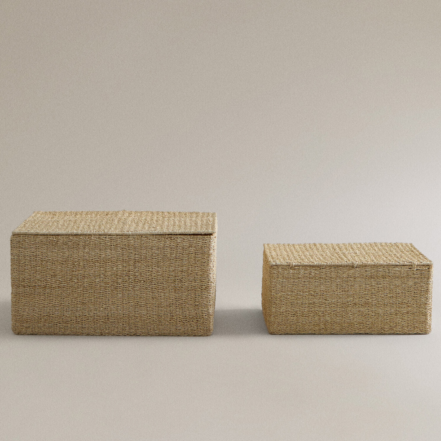 

Корзина Zara Home Seagrass With Lid