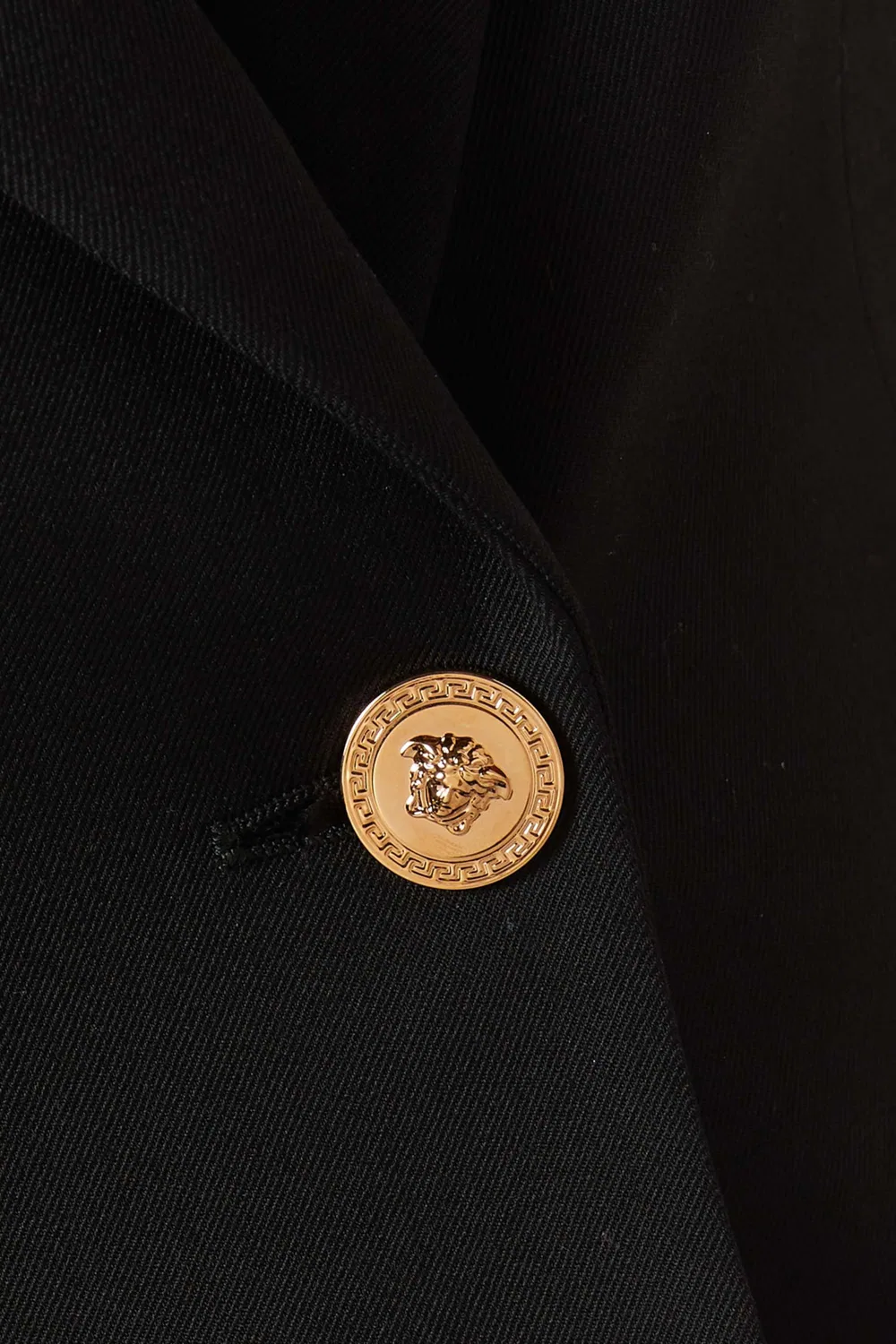 Жакет неформальный из шерсти с эластаном Versace — фото 4