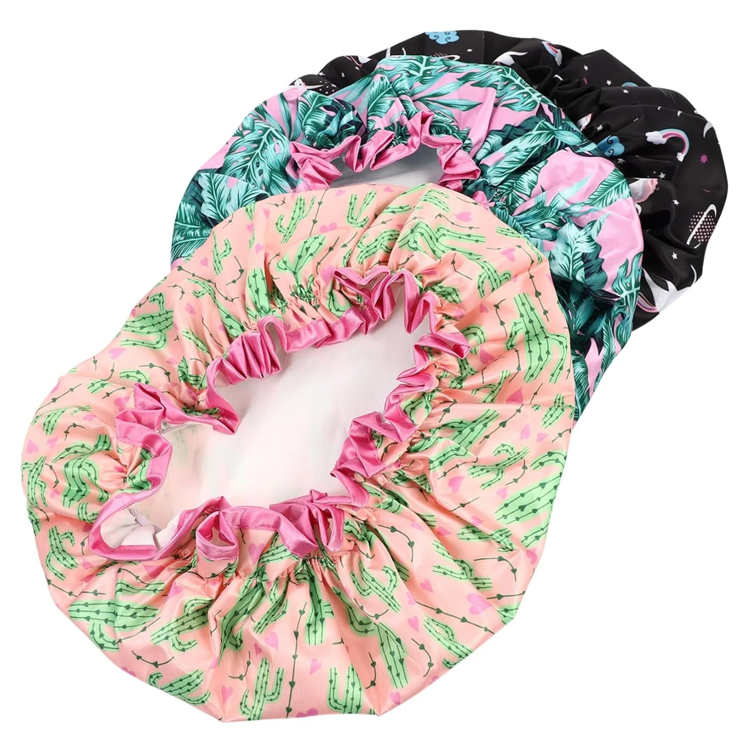 Шапочка для душа 9-Pack Satin, FRCOLOR, Assorted Colours