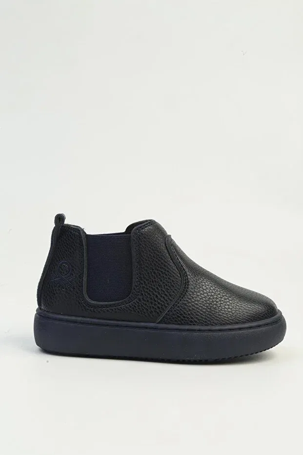 Детские ботинки для девочек с коротким каблуком bn-50182 Benetton, Navy Blue