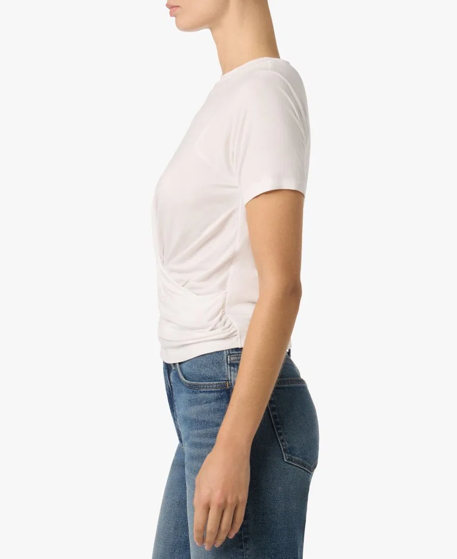 Топ с запахом и скрученным узлом Joe's Jeans, Белый — фото 2