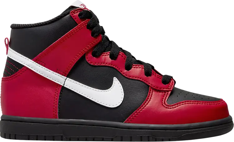 

Кроссовки Nike Dunk High PS 'Black University Red', красный