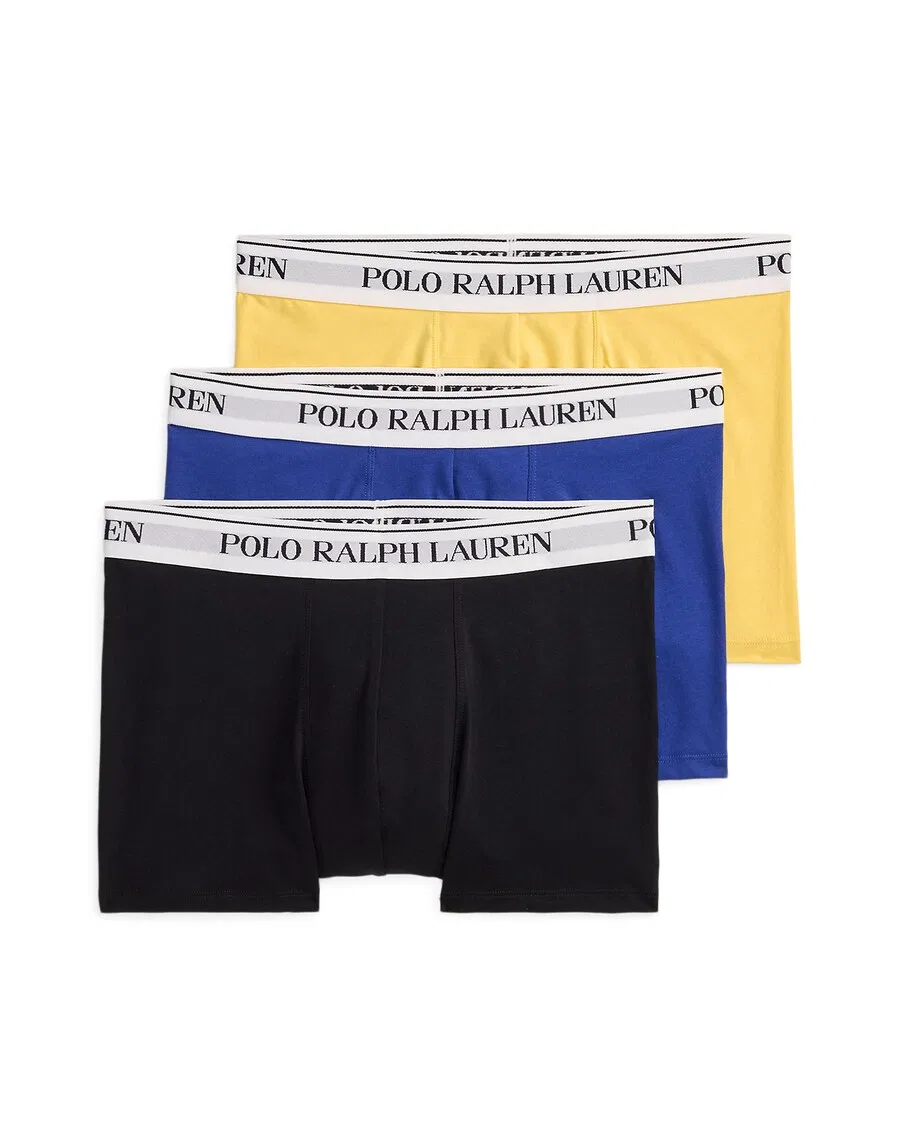Боксерские шорты Polo Ralph Lauren 'Classic' в цветах: горечавка, желтый, черный