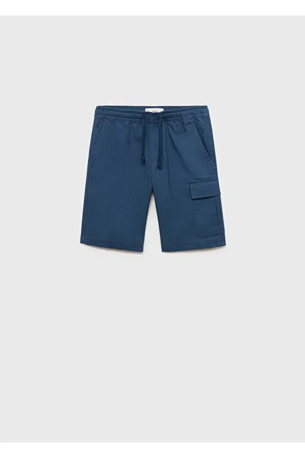 Детские шорты для мальчиков карго Mango Kids, Blue