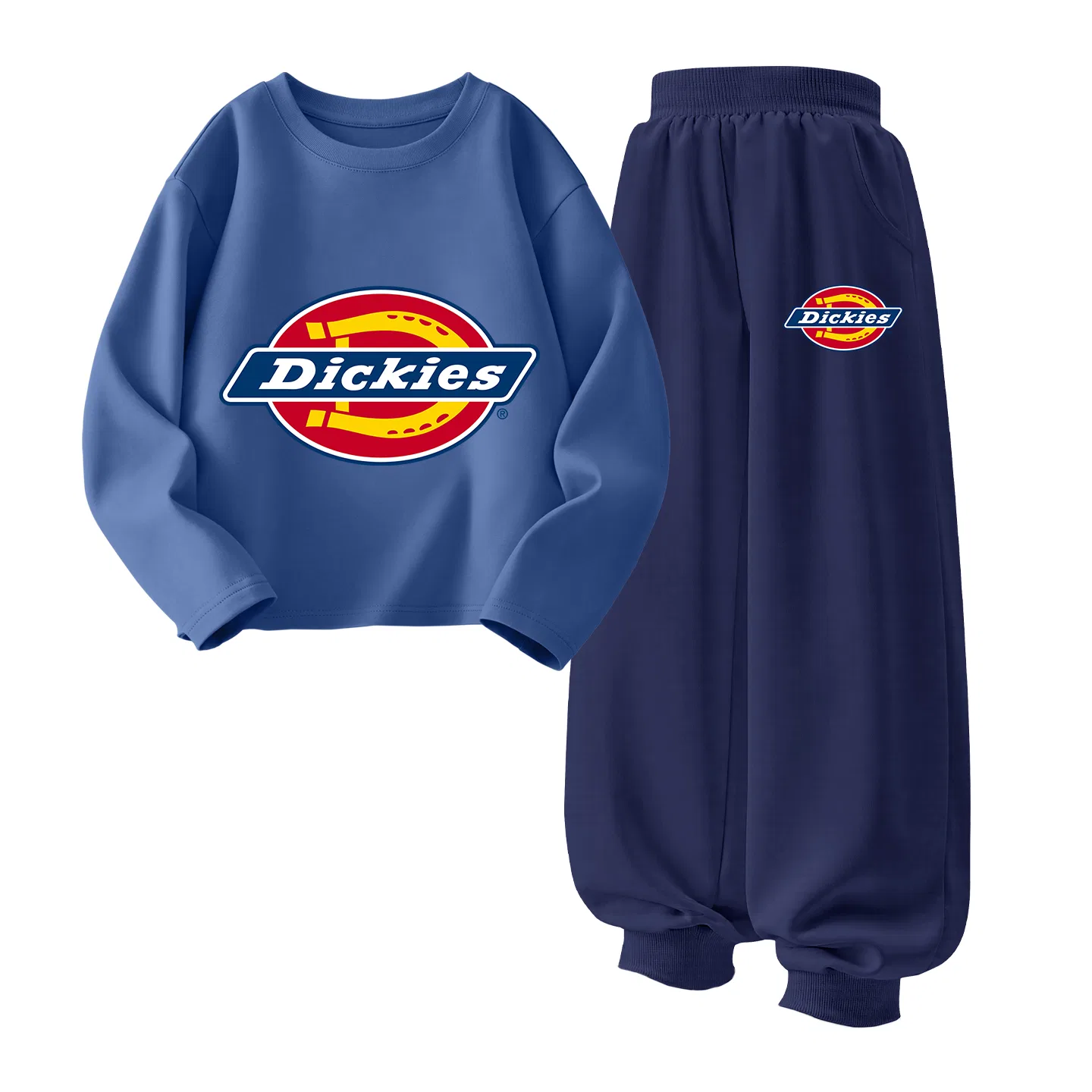 Детский комплект спортивной одежды Dickies, S Logo Gray Blue+S Logo K Navy Blue
