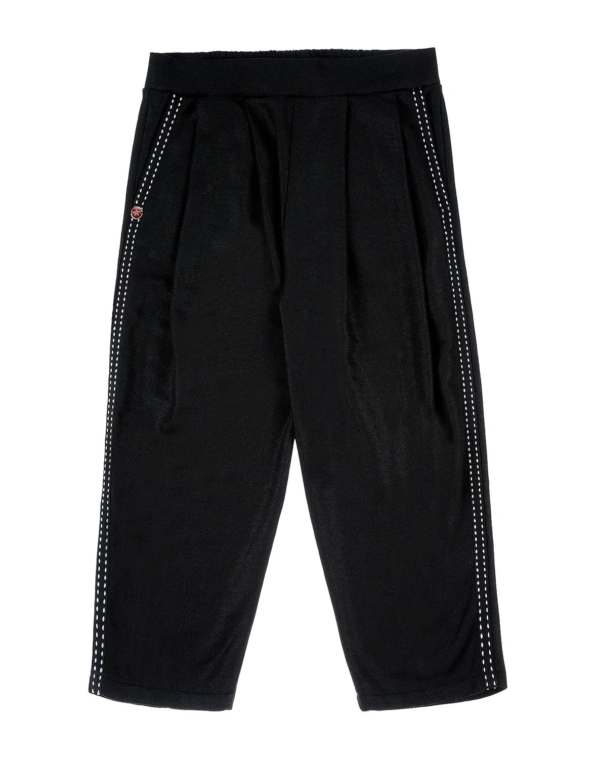 Детские брюки для девочек с лампасами Grosgrain Manila Grace, черный