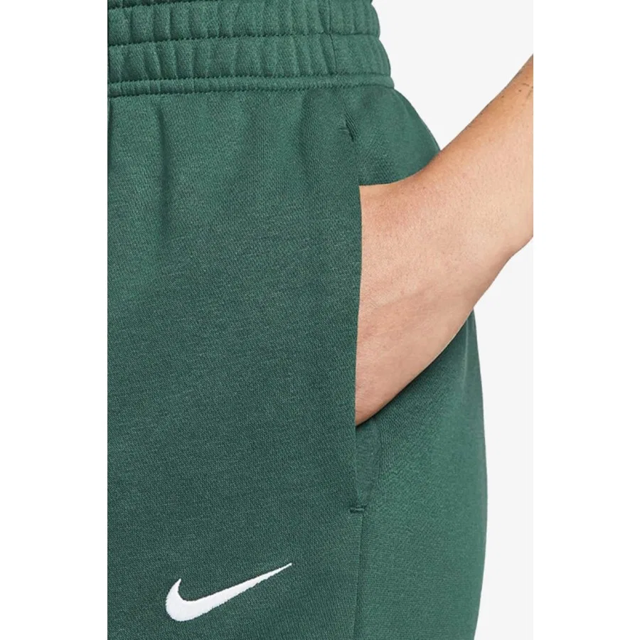 Женские спортивные штаны свободного кроя с принтом Sportswear Esst. Collection Nike, Зеленый — фото 3